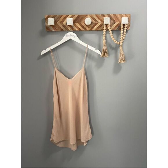 Joe Fresh by Revolve blush colored 100% Silk cami Size Small - Picture 1 of 5